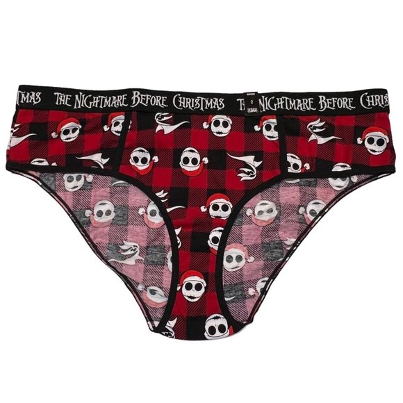 NWT TORRID Hipster Pantie Sz 2X Disney Nightmare Christmas Black Red - Picture 1 of 4
